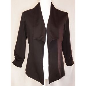 Black Blazer Style Cardigan